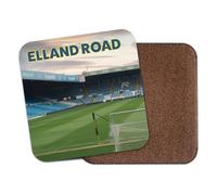 Willow Gifts Leeds United Elland Road Stadium Mug Coaster Football Ground Cork Backed Coaster Memorabilia Gift for Leeds Fans Footie Lovers Sports Collector
