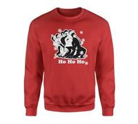 Willow Gifts Madness Music Group Pullover Jumper - Xmas Party Festive Christmas Ska Two-Tone Band Winter Celebration Present Gift (Medium, Red)