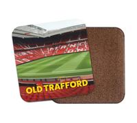 Willow Gifts Manchester United Old Trafford Stadium Coaster Football Ground Cork Backed Memorabilia Gift for Man UTD Fans Footie Lovers Sports Collector