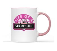 Willow Gifts Neon Retro Life of a Showgirl Art Deco Coffee, Gift Mug | Birthday Gift 11oz Ceramic Tea Coffee Cup