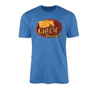 Willow Gifts No Cheese Gromit T-Shirt Top Tee Cartoon Clay Childrens Kids Stop-Motion Comedy TV Show Film Cinema Movie Intellegent Dog Loyal Silent Inventor Gift Present (Sapphire, 7-8 Years)
