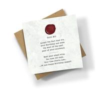Willow Gifts - Personalised Name Best Year Ahead Wins Taskmaster Square Card - Happy Birthday Task Master Time Starts Now Funny Fun Joke TV Show Greg Alex Team Gift Present (Blank Message)