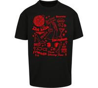 Willow Gifts - Raye Oversized Tee Top T-Shirt - Iconic Pop R&B Music Lyric Illustration Doodle Fandom 21st Century Blues Gift Present (2XL, Black)