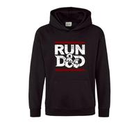 Willow Gifts Run D&D Pullover Hoodie - Funny Dungeons & Dragons D&D Fantasy Role Play Game Dungeon Master Womens Unisex Fashion Clothing Clothes Gift (Black, Small)