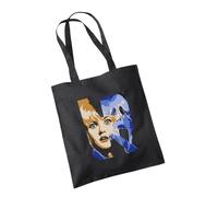 Willow Gifts - Scream Reflection Tote Bag - Slasher Horror Thriller Scary Murder Halloween High School Sidney Babysitter Ghost Mask Classic Film Cinema Movie Present Gift (Black)
