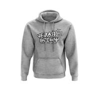 Willow Gifts Star Lord Alien Candy Bar Hoodie - Pullover Grey Superhero Power Symbol Logo Comic Con Action Adventure Fun Galaxy Universe TV Film Cinema Movie Gift Present (Sports Grey, Large)