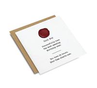 Willow Gifts - Task Master A5 Blank Greeting Card - Have a Successful Happy Birthday Celebration Occasion TV Show Comedy Comedian Funny Humour Gift Present (Blank Message)