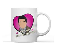 Willow Gifts The Furture Mrs Colin Mug Tea Coffee Cup - Penelope Regancy High Society Present Gift (White Handle)