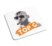 Willow Gifts Top G Mug - Novelty Joke Funny Humorous Controversial Opinionated Famous Influencer Internet Meme Personality Kickboxer Sunglasses Cigar Gift Present Tea Coffee Cup (Coaster)