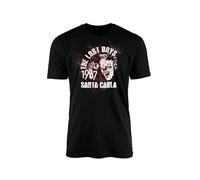 Willow Gifts Vampire Boys Santa Clara T-Shirt Top Tee - Men's Adult Teen Black Retro Classic 80's Nerdy Horror Goth Thriller Scary Halloween Movie Film Cinema Gift Present (Black, 3XL)