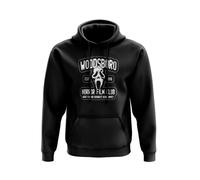 Willow Gifts Woodsboro Horror Film Club Hoodie Pull Over Slasher Thriller Scary American Ghostface Mask Creepy Teen High School Phone 90's Scare Movie Cinema Gift Present (XL, Black)