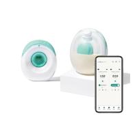Willow Go - Hands Free Breast Pump - Wearable Breastfeeding Pump - Portable, Electric, Cordless, 9 Levels of Hospital Grade Suction Strength, App Compatible & Fits Fully in Bra - Postpartum Essentials