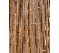 Willow Natural Garden Fence Screening Roll Privacy Border Wind & Sun Protection 4.0m x 1.5m (13ft 1in x 4ft 11in) By Papillon