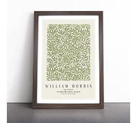 Willow Pattern Vol.1 by William Morris | Framed Wall Art Print | Modern Home Decor Picture | Ready to Hang Artwork for Living Room, Bedroom, Kitchen or Office | Multiple Sizes