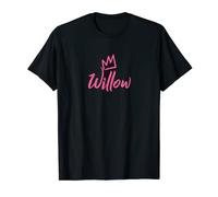 Willow the Queen / Pink Crown & Name for Women Called Willow T-Shirt