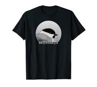 Willow Tit Bird Drawing Bird Watcher Ornithologist T-Shirt