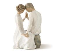 Willow Tree Around You Figurine | Cast from a Susan Lordi Original Carving, Expression of Love and Caring, Display on Shelf, Table or Mantel, Fitted Gift Box