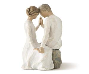 Willow Tree Around You Figurine | Cast from a Susan Lordi Original Carving, Expression of Love and Caring, Display on Shelf, Table or Mantel, Fitted Gift Box
