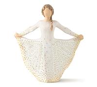 Willow Tree Butterfly Figurine, Resin, Cream, 65 x 145 x 165 cm