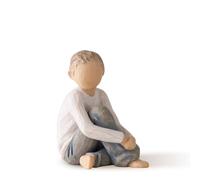 Willow Tree Caring Child Figurine | Celebrates a Child's Spirit, Family Grouping Keepsake, Cast from a Susan Lordi Original Carving, Includes Enclosure Card