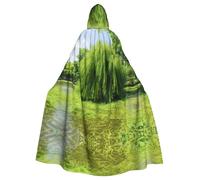Willow Tree Halloween Christmas Witch Cape Robe,Carnival Cosplay Costume,Costume Party Cloak Black