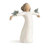Willow Tree Happiness Figurine | Cast from a Susan Lordi Original Carving, Meaningful Keepsake Gift for Loved Ones, Display on Shelf, Table or Mantel