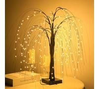 Willow Tree Lights - LED Artificial Night Light, USB & Battery Operated Adjustable Branch Lamp with Remote | Pre-lit Fiber Optic Twig Tree for Wedding, Party & Home Decor