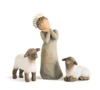 Willow Tree Little Shepherdess Figurine | Designed by Artist Susan Lordi, Build the Nativity Scene, a Timeless Holiday Tradition to Display on Mantel or Tabletop