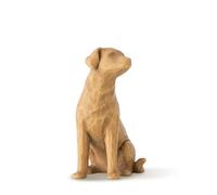 Willow Tree Love My Dog Light Figurine | Cast from a Susan Lordi Original Carving, Gift for Dog Lovers, Celebrates the Loving Bond Between People and Their Dogs