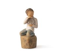 Willow Tree Love You Too (Lighter Skin), Sculpted Hand-Painted Figure