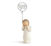 Willow Tree Miss You Figurine | Cast from a Susan Lordi Original Carving, Thoughtful Keepsake Gift for Loved Ones, Includes Enclosure Card, Fitted Gift Box