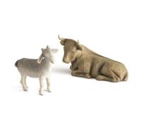Willow Tree Ox and Goat Set Figurine | Extends the Willow Tree Nativity Scene, Designed by Artist Susan Lordi, Heirloom Keepsake, Display on Shelf or Table