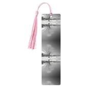 Willow Tree Print Wooden Bookmark Bookmarks with Tassels Book Marks for Reading Hardcover Books Notebooks
