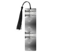 Willow Tree Print Wooden Bookmark Bookmarks with Tassels Book Marks for Reading Hardcover Books Notebooks