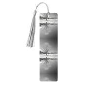 Willow Tree Print Wooden Bookmark Bookmarks with Tassels Book Marks for Reading Hardcover Books Notebooks