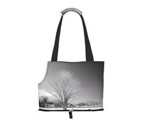 Willow Tree Printed Pet Shoulder Bag Lightweight Breathable Travel Pet Bag 26 * 34cm Weekend Pet Travel Set