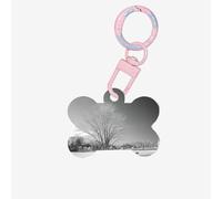 Willow Tree Printing 1 Pc Dog Bone Shape Id Tags Double Sided with Key Ring Craft for Pets