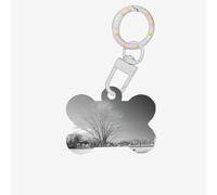 Willow Tree Printing 1 Pc Dog Bone Shape Id Tags Double Sided with Key Ring Craft for Pets