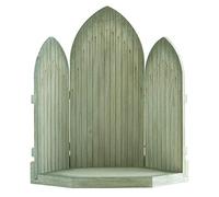 Willow Tree Sanctuary for The Christmas Story, Hand-Painted Nativity Backdrop