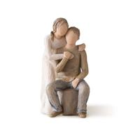 Willow Tree You And Me Figurine | Cast from a Susan Lordi Original Carving, Expression of Love and Caring, Display on Shelf, Table or Mantel, Fitted Gift Box