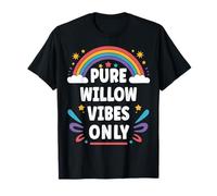 WILLOW Vibes Only Cute Retro Girls WILLOW Name T-Shirt