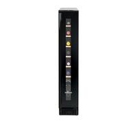 Willow W15WCB 20L Under Counter Wine Fridge/Wine Cooler, 4* Rating, Digital Display with Touch Control, Ventilated Cooling, 2 Years Warranty - Black
