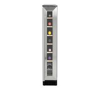 Willow W15WCSS 20L Under Counter Wine Fridge/Wine Cooler, 4* Rating, Digital Display with Touch Control, Ventilated Cooling, 2 Years Warranty - Stainless Steel
