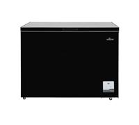 Willow W300CFB 292L Freestanding Chest Freezer with Removable Storage Basket, Electronic Thermostat, 4* Freezer Rating, Low Noise - Black
