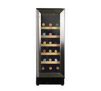 Willow W30WCSS 60L Under Counter Wine Cooler with Space for 20 Bottles, Digital Display with Touch Control, Ventilated Cooling, 2 Years Manufacturer's Guarantee - Stainless Steel