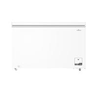 Willow W380CFW 380L Freestanding Chest Freezer with Removable Storage Basket, Electronic Thermostat, 4* Freezer Rating, Low Noise, Garage Safe - White
