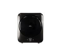Willow W3TDB Compact 3kg Vented Tabletop Tumble Dryer with 8 Programmes, Portable Front Loading Dryer for Flats & Small Spaces - Black