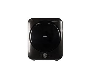 Willow W3TDB Compact 3kg Vented Tabletop Tumble Dryer with 8 Programmes, Portable Front Loading Dryer for Flats & Small Spaces - Black