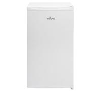 Willow W48UFIW Freestanding Under Counter Larder Fridge with Chiller Box, 90 Litre Capacity, Adjustable Feet and Reversible Door - White