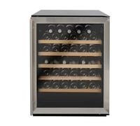 Willow W60WCSS 142L Under Counter Wine Fridge/Wine Cooler with Space for 52 Bottles, 4* Rating, Digital Display with Touch Control, Ventilated Cooling, 2 Years Warranty - Stainless Steel